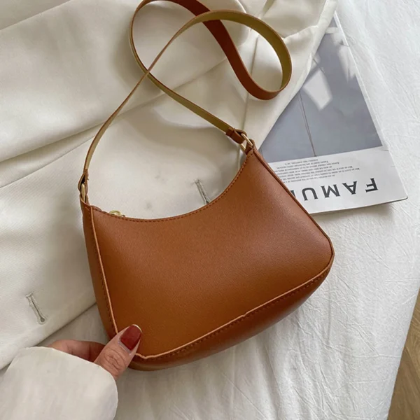Retro PU Leather Shoulder Bag for Women - Image 7