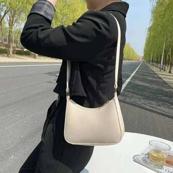 Retro PU Leather Shoulder Bag for Women - Image 3