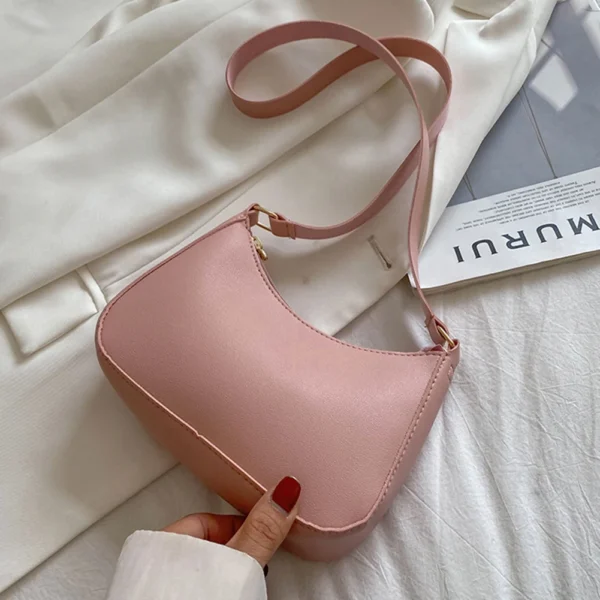 Retro PU Leather Shoulder Bag for Women - Image 5