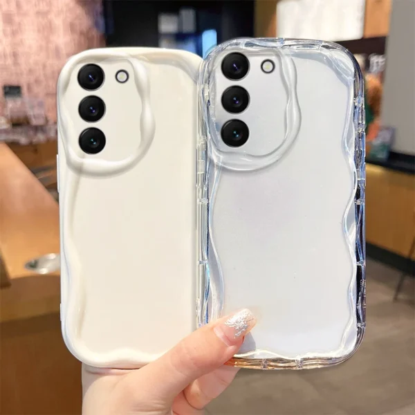 Soft Wavy Silicone Case for Samsung Galaxy S & A - Image 2