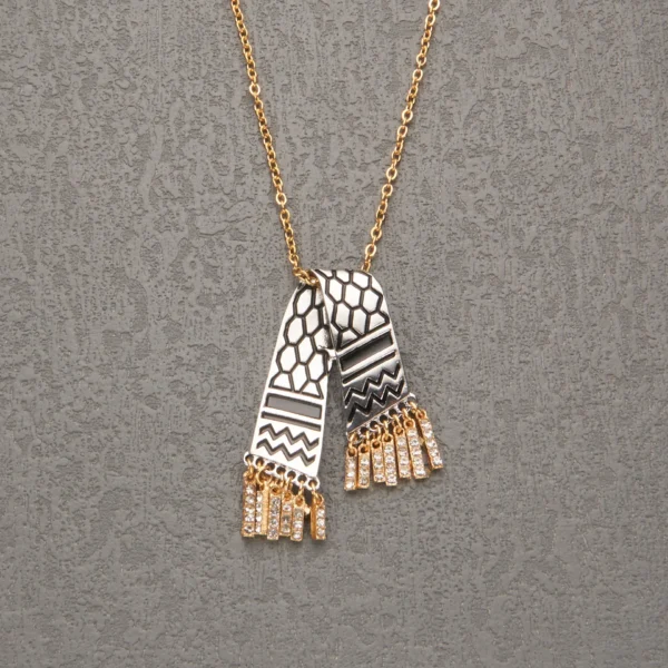 Palestine Scarf Pendant Necklace for Women | HNSP Jewelry - Image 6