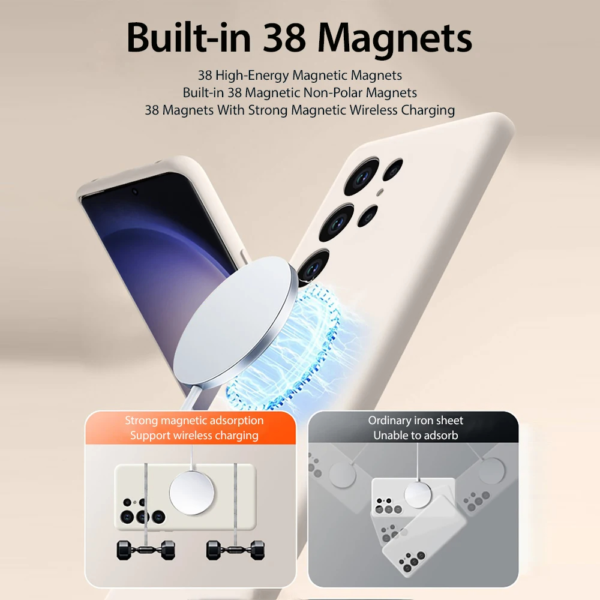 MagSafe Silicone Case for Samsung S21–S25 Series - Image 2